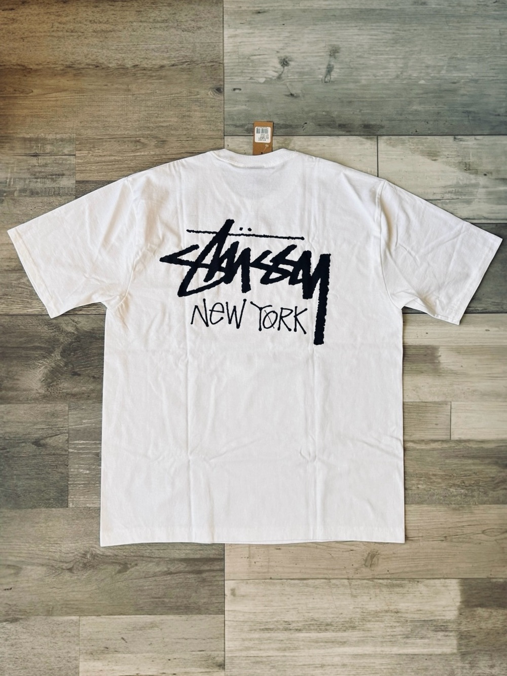 NWT Stussy New York Chapter Tee NYC Exclusive Size L White